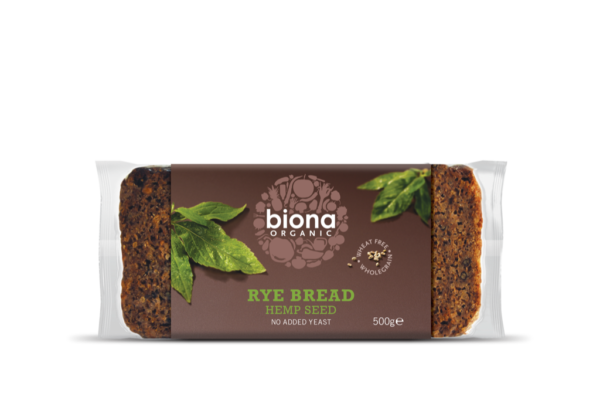 Biona Rye Bread Hemp Seed