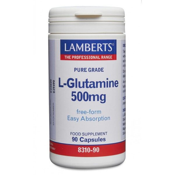 L-Glutamine 500mg 90Capsules Lamberts