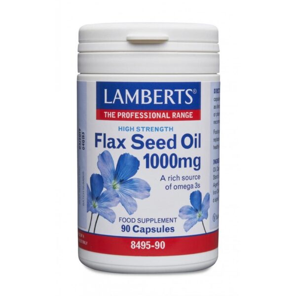 Flaxseed Oil 1000mg 90Capsules Lamberts