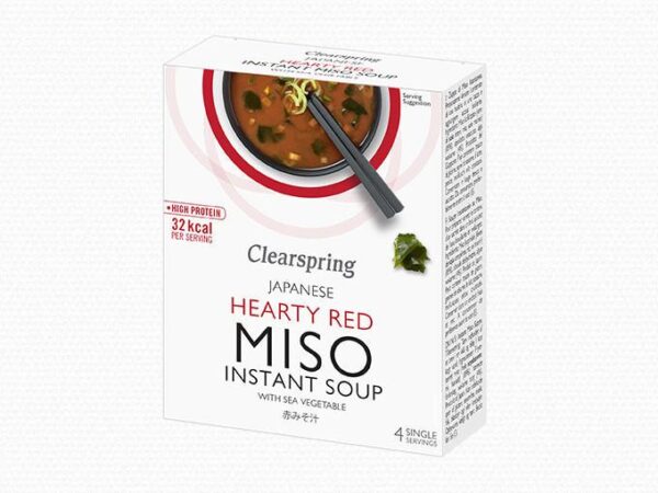 Clearspring Japanese Hearty Red Miso Instant Soup