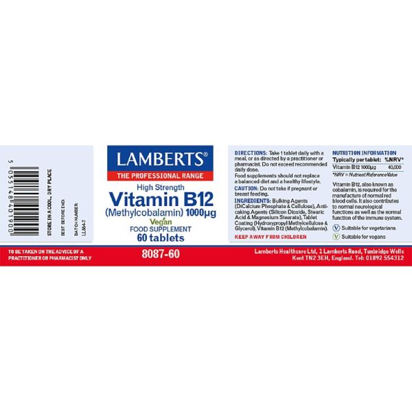 Lamberts Vitamin B12 1000