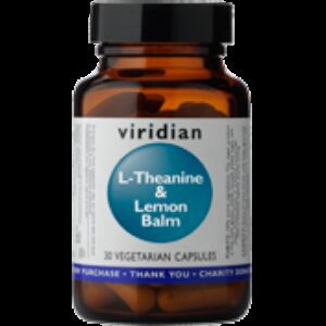 L Theanine & Lemon Balm Capsules Viridian