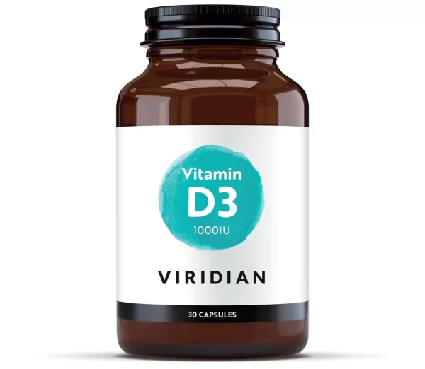 Viridian Vitamin D3 Vegan1000iu Capsules