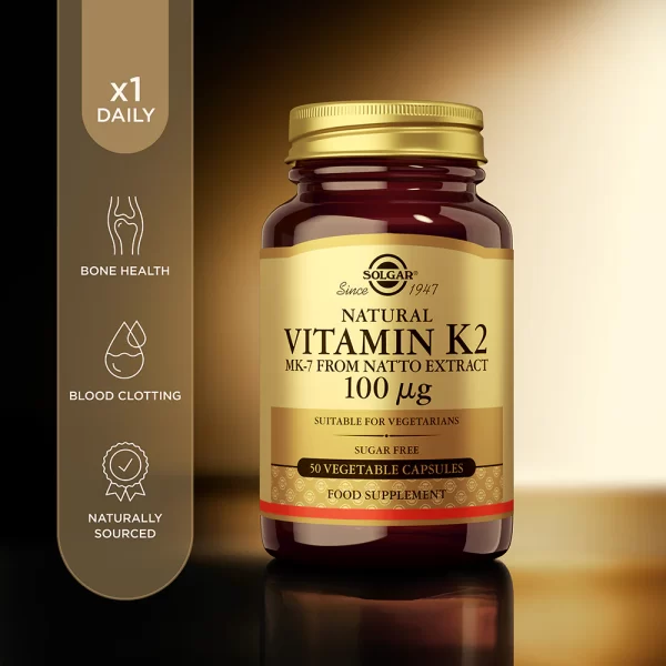 Natural Vitamin K2 100mcg (MK-7) 2