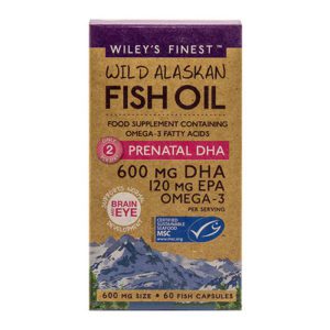 Prenatal DHA 60 Softgel Wiley's Finest for mom and baby