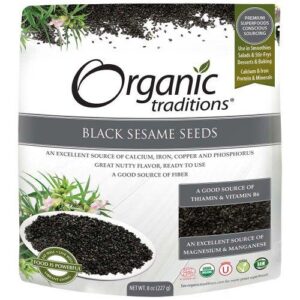 Black Sesame Seeds 200g Organic traditions