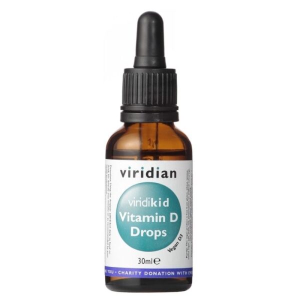 viridiKid Vitamin D3 (Vegan) Drops 400iu