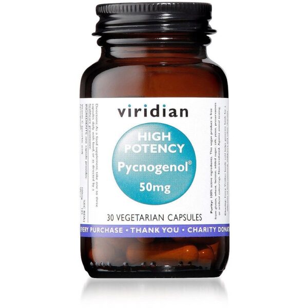 High Potency Pycnogenol 50mg Viridian
