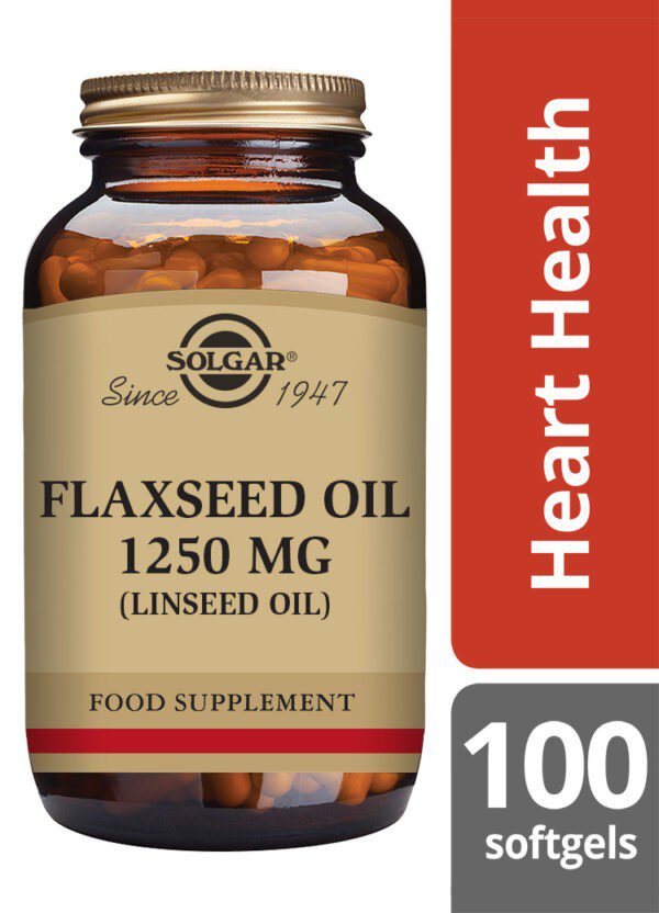 Cold Pressed Flaxseed Oil 1250 mg Softgels