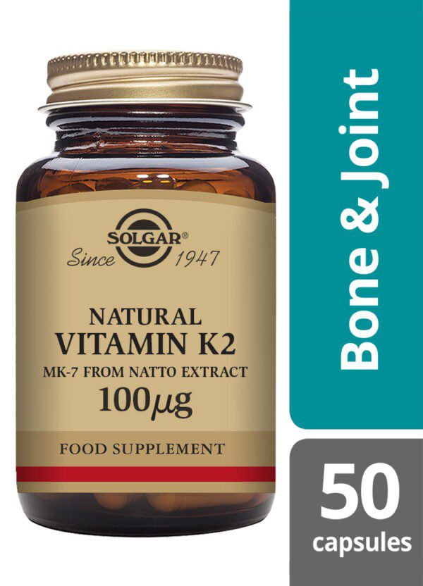 Vitamin K2 100mcg 50Vegetable capsules