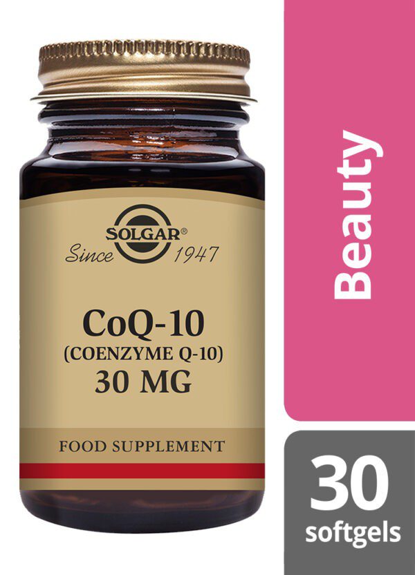 CoQ-10 Coenzyme Q10 30mg Solfgel Solgar