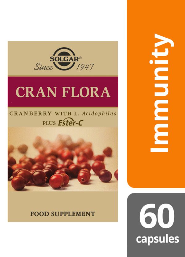 Cran Flora Cranberry with L. Acidophilus plus Ester-C® V