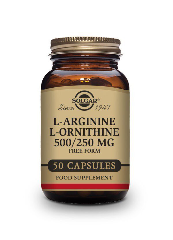 ﻿L-Arginine L-Ornithine 500 mg / 250 mg V