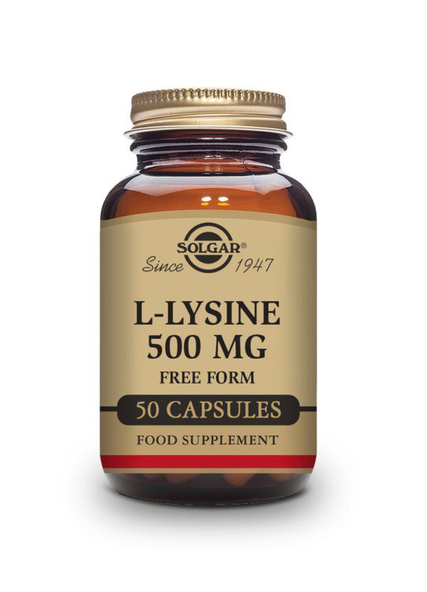 L-Lysine 500mg 50Capsules Solgar