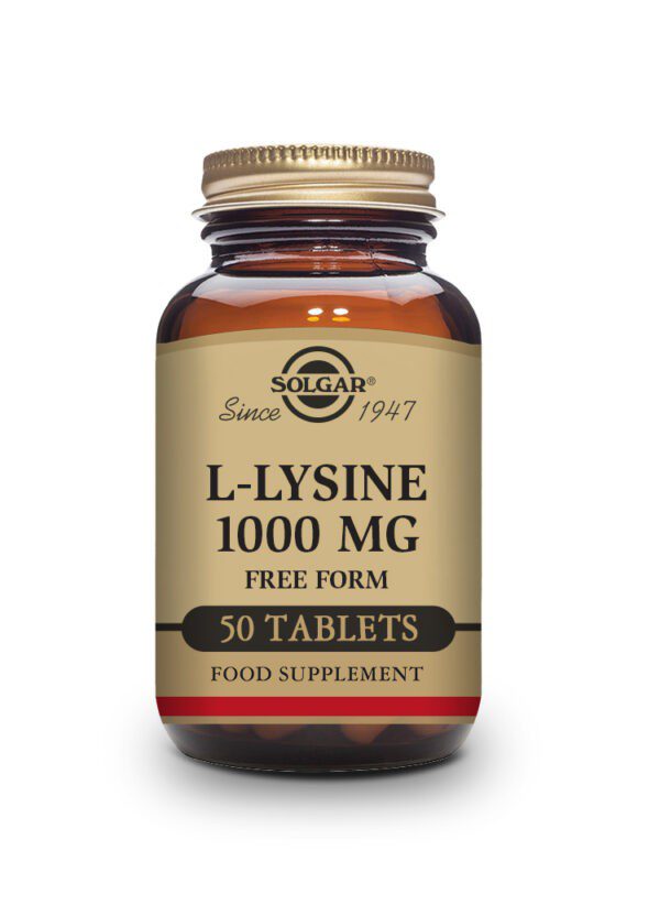 L-Lysine 1000 mg Tablets Solgar