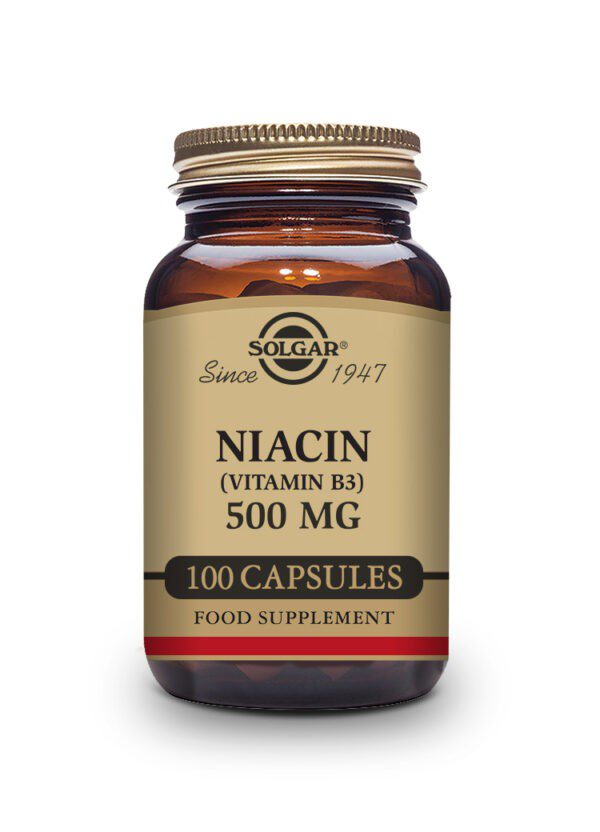 Niacin 500mg (Vitamin B3) Vege Capsules