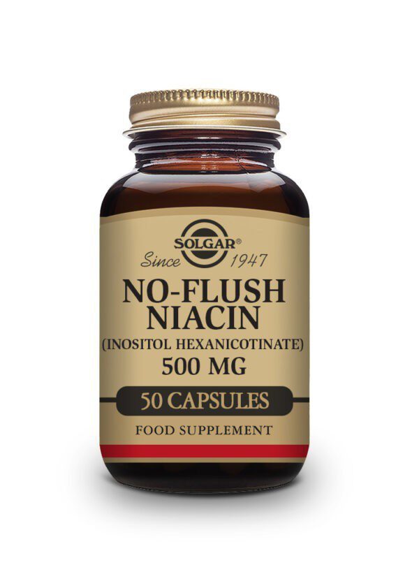 No-Flush Niacin (Inositol Hexanicotinate) 500mg V