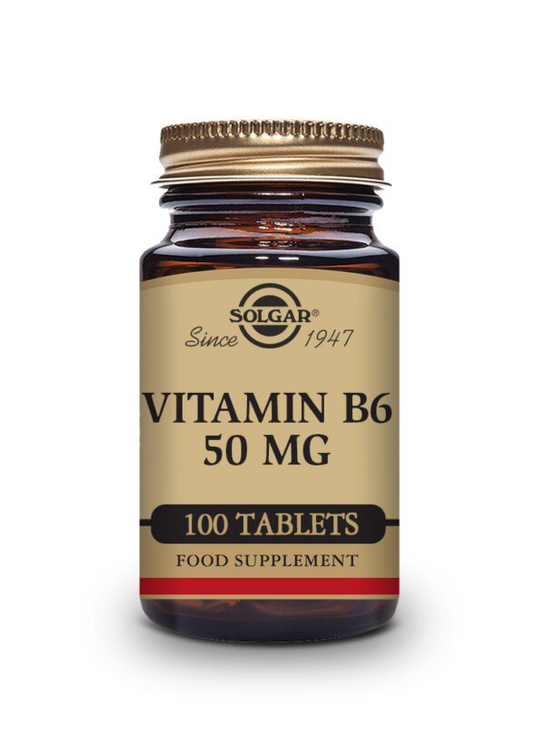 Vitamin B6 50mg 100Tablets Solgar