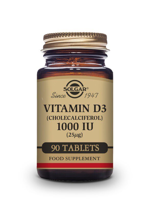 Vitamin D3 1000 IU (25ug)Tablets Solgar