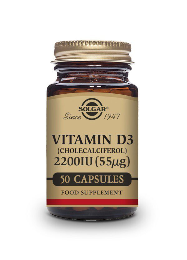 Vitamin D3 2200 IU Veg Capsules Solgar