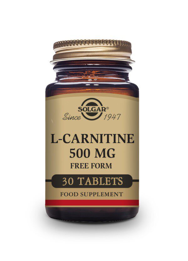 L Carnitine 500 mg Tablets Solgar