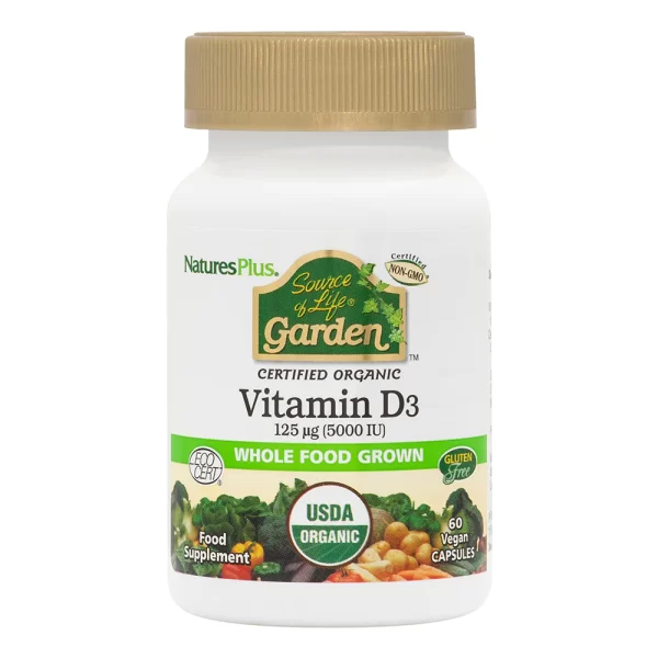 Sol Garden Vitamin D3 5000 IU 60VC 0