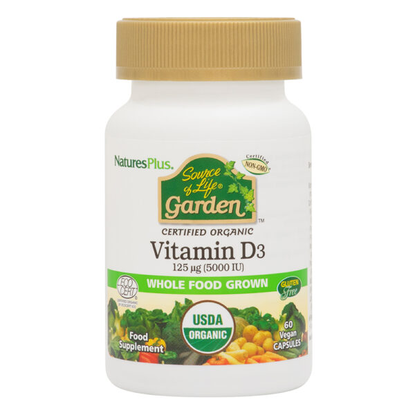Sol Garden Vitamin D3 5000 IU 60VC