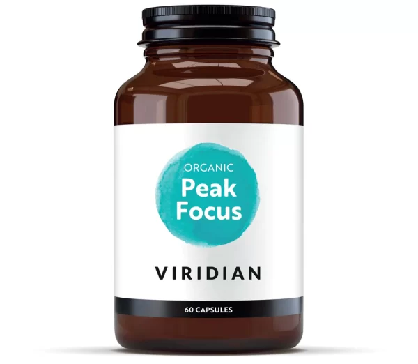 Peak Focus 60 Veg Capsules Viridian