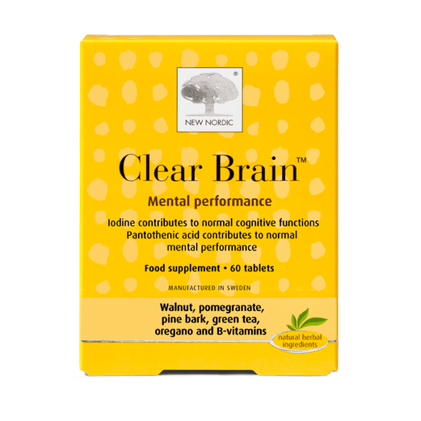 clear brain 60 tablets new nordic