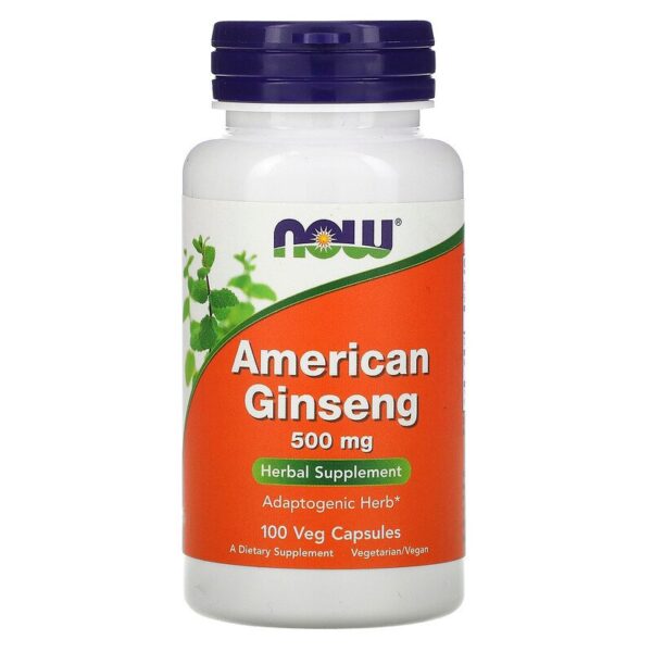 American ginseng 500mg Now Foods