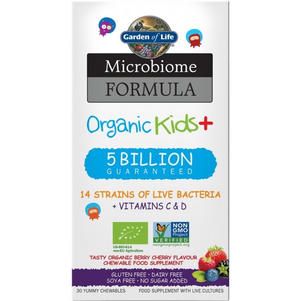 Microbiome Organic Kids+ Garden of Life