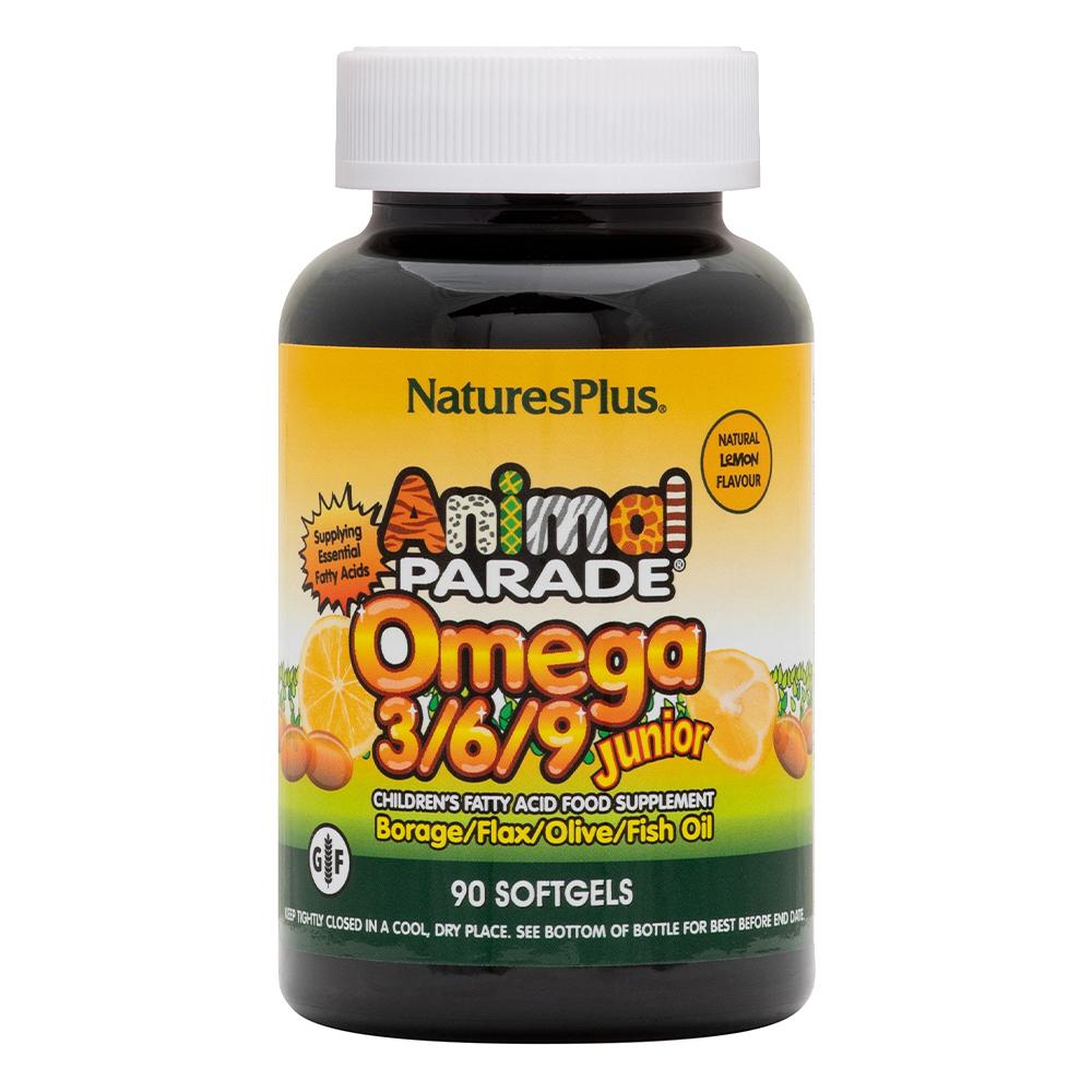 Animal Parade® Omega 3/6/9 Junior Softgels