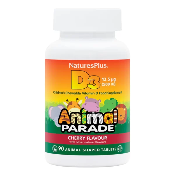 Animal Parade Vitamin D3 500IU Chewables