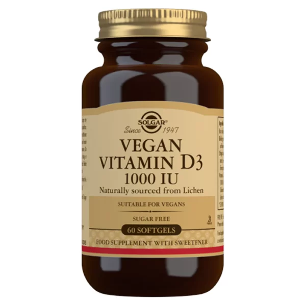 Vegan Vitamin D3 1000 IU 60Softgel