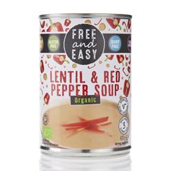 Lentil Red Pepper Soup 400g Free & Easy