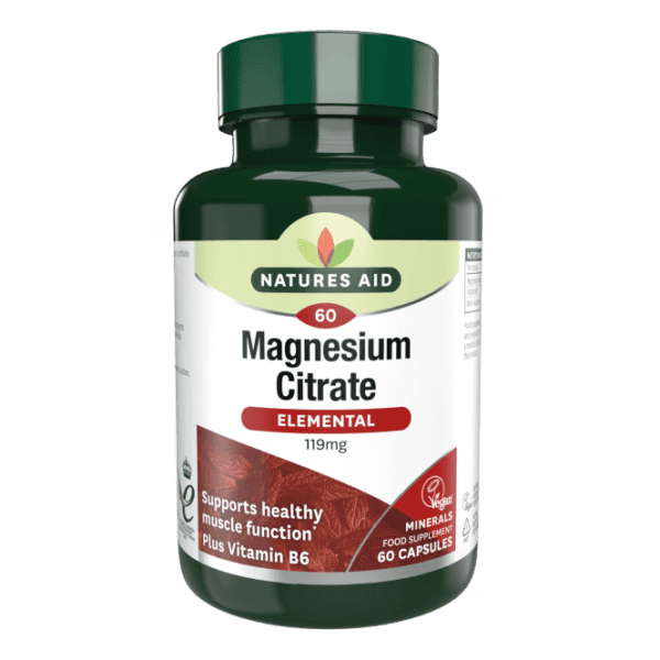 Natures Aid Magnesium Citrate 60 Capsules
