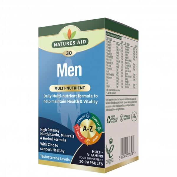 Men's Multi-Vitamins & Minerals Natures Aid