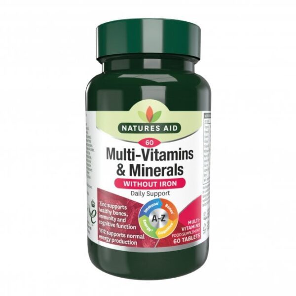Multi-Vitamins and Minerals Natures Aid