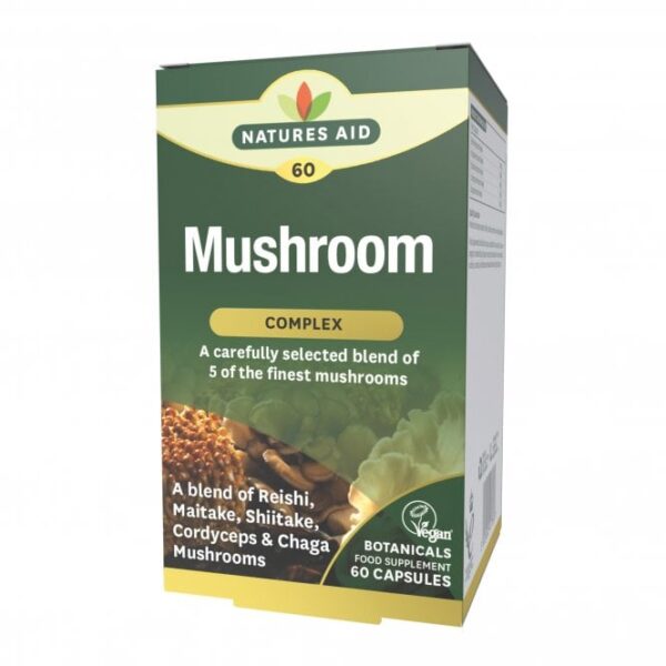 Mushroom Complex 60Capsules Natures Aid