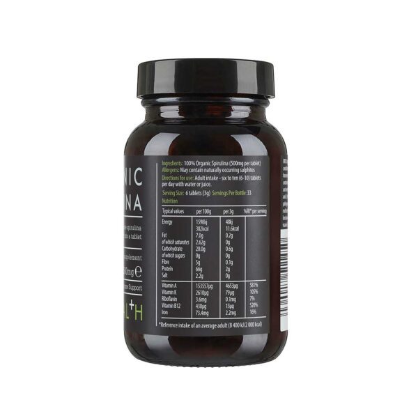 Organic Spirulina 200 Tablets 2