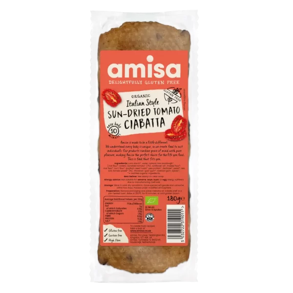 Amisa Sun Dried Tomato Ciabatta