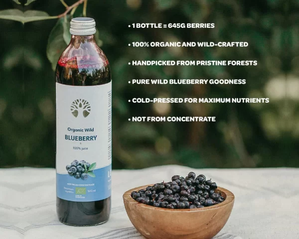 Organic Wild Blueberry Juice 1