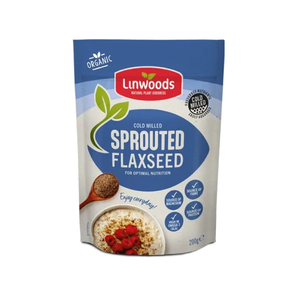 Milled Organic Sprouted Flaxseed